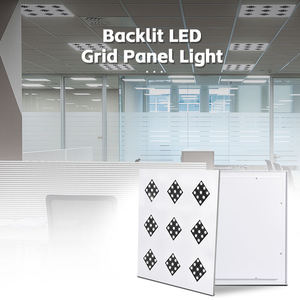 Panel de Luz LED de 40W, 5000K Luz Diurna, IP20, Cuerpo de Aluminio, Diseño Moderno para Iluminación de Oficinas y Edificios - Product Image 2