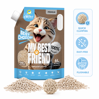 Litière pour chat en tofu 99% antibactérienne, biodégradable, jetable aux toilettes, forte absorption, faible poussière, désodorisation longue durée, contrôle des odeurs
