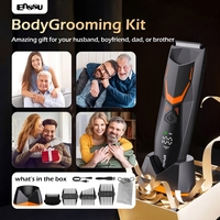 Manscaping-Trimmer für Männer Wasserdichtes Persönliches Pflegeset Wiederaufladbarer Elektrischer Körperrasierer