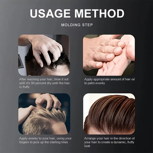 <span class=keywords><strong>Gel</strong></span> Fijador para el Cabello para Hombre con Logotipo Personalizado, Sin Residuos, Mejora la Fuerza y el Volumen del Cabello, Fijación Duradera, Pomada para el Cabello con <span class=keywords><strong>Brillo</strong></span> - Product Image 4
