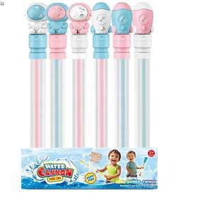 ปืนฉีดน้ำสีชมพูลายการ์ตูนรูปมากาโรนของเด็กผู้หญิงแบบมี2สีปฏิสัมพันธ์กับชายหาดในฤดูร้อน - Product Image 5