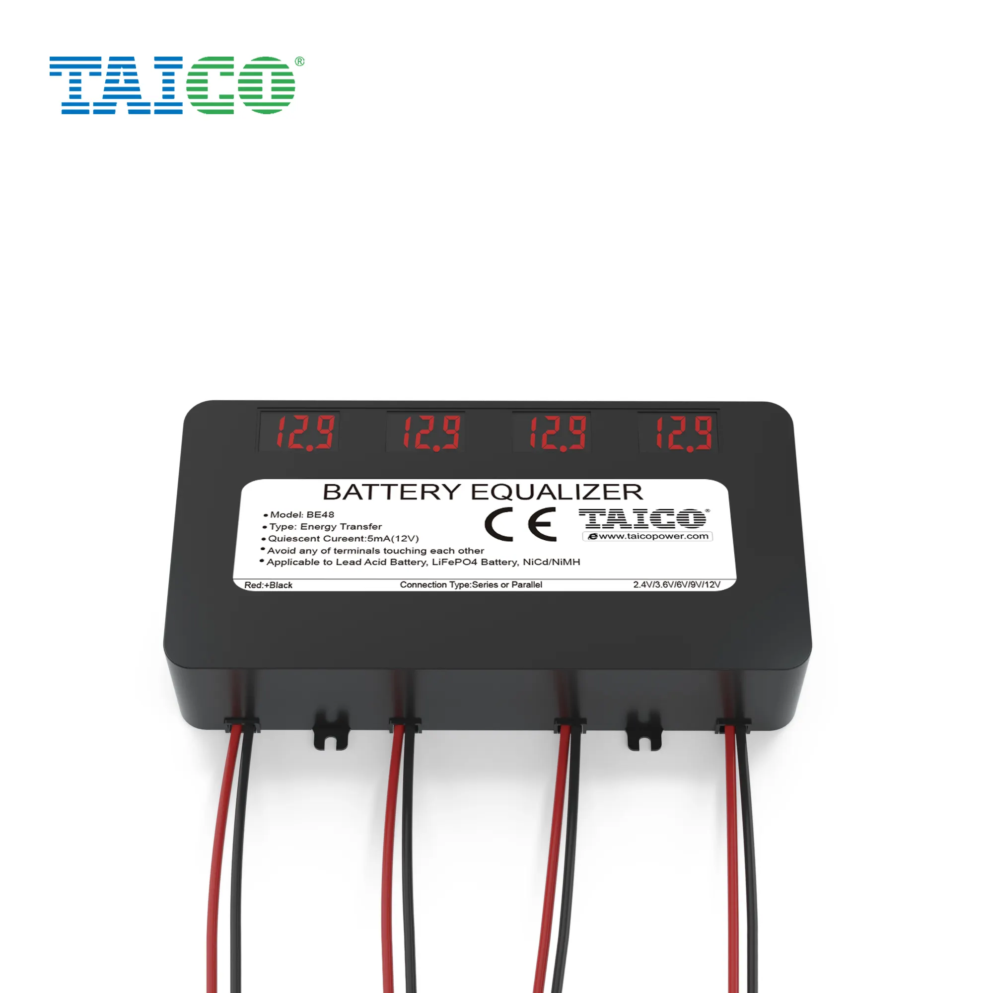 TAICO Brevetto BE48 48V Batteria Equalizzatore per 24V 48V 96V di Bilanciamento della batteria durata della batteria