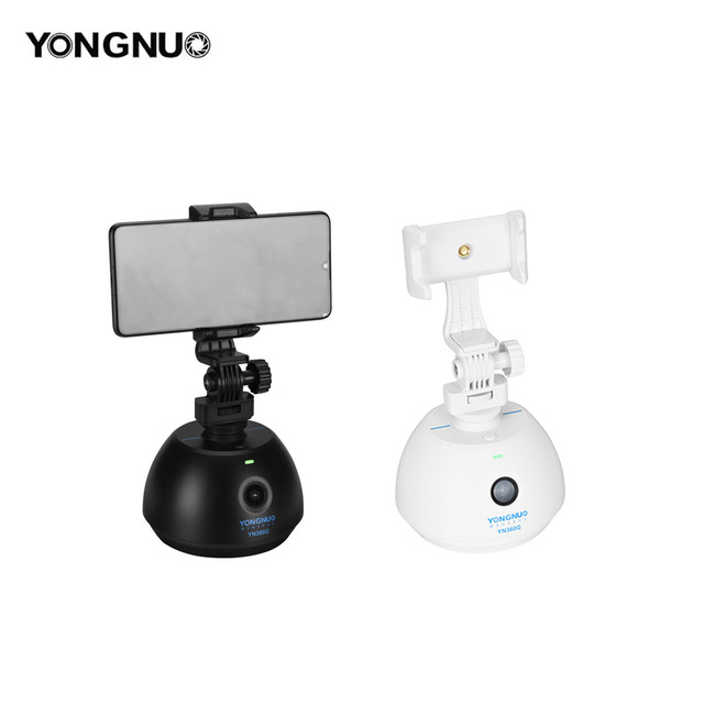 YONGNUO YN360G Auto Tracking Smart Shooting Phone Holder 360° Rotation Auto Face/Body for Videos/Vlog/Youtube Live Broadcast