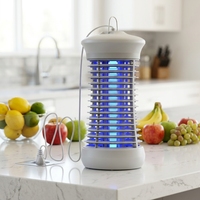 Tueur d'insectes électrique, lampe anti-moustiques pour usage intérieur, piège à mouches avec lumière UV et 1000 V, inodore et silencieux