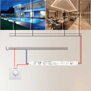 Transformador LED Regulable Triac de 100W, Fuente de Alimentación 100-240V CA-CC 12V 24V IP67 Impermeable, Controlador de Luz para Tiras LED CV de Salida Única - Product Image 6