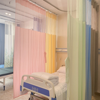 Usine personnalisée Offre Spéciale 100% polyester médical hôpital cloison rideau hôpital rideau pour séparation