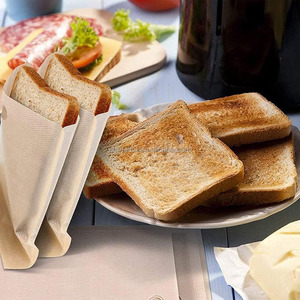Sacs de cuisson <span class=keywords><strong>en</strong></span> PTFE de qualité alimentaire personnalisables, antiadhésifs, faciles à nettoyer, pochettes à <span class=keywords><strong>pain</strong></span> grillé, pochettes à collation, idéales pour les sandwichs et les grillades - Product Image 6
