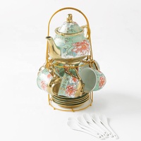Ensemble de tasses à café en céramique vintage BAMBUS, 20 pièces, ensemble de thé pour la décoration de la maison, objet de collection