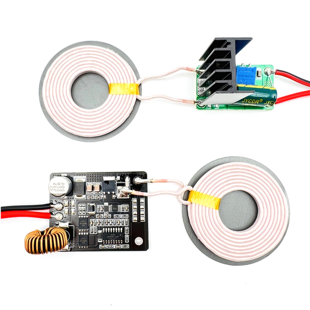 High-Power 50W 100W Wireless Charging Module Smart Wireless Charger 24V 36V Wide Voltage 40W Phone Holder 25A Socket US 1.5A