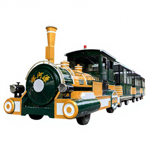 Tren turístico sin rieles de diseño moderno para parques temáticos, grandes complejos, sitios turísticos, parques de exposiciones y centros comerciales, en venta - Product Image 1