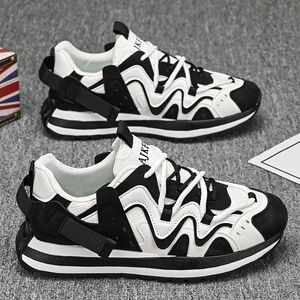 Chaussures de course légères et respirantes pour hommes, nouvelle tendance, semelle antidérapante souple, design imperméable, style marche. - Product Image 4