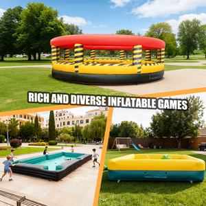 Parcours d'obstacles gonflable géant Wipeout de haute qualité, jeux gonflables Toxi Fighting, château gonflable Wipeout Meltdown - Product Image 5