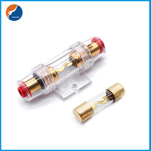 Porte-fusible <span class=keywords><strong>AGU</strong></span> en ligne de calibre 4 8 AWG Type <span class=keywords><strong>AGU</strong></span> Fusible pour camions Amplificateur d'alarme audio de voiture Compresseurs - Product Image 2