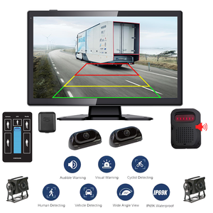 Sistema de Cámara de Reversa con Monitor Cuádruple AHD de 10.1 Pulgadas y 4 Canales, con Visión Nocturna y 1080P para Camiones y Autobuses Comerciales - Product Image 2