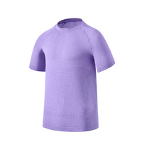 Private Label OEM Nahtloses Fitness T-Shirt Workout Tee Herren Schnelltrocknend Nylon Spandex Sportbekleidung Nahtloses Gym Kompressions-T-Shirt