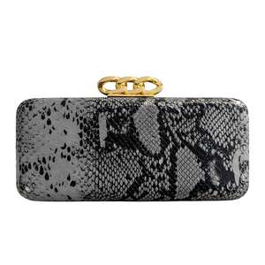 Bolso de Noche Elegante para Mujer con Diseño de Serpiente, Correa de Cadena Desmontable, Cartera de PU, Bolso de Moda para Fiestas Formales y Bodas - Product Image 6