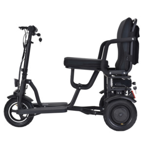 Folding Elderly Tricycle Lithium <b>Battery</b> Folding Mobility Scooter - Product Image 2