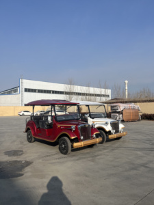 Voiturette de golf rétro vintage, style ancien, pour la visite des sites, prix abordable, pour piste de course vintage - Product Image 3
