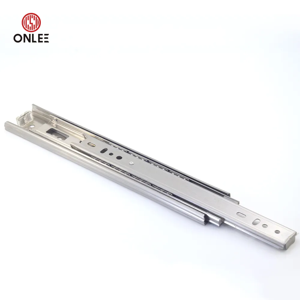 High Quality Furniture Hardware Ball Bearing Full Extension Smooth Sliding Heavy Duty Drawer Slides