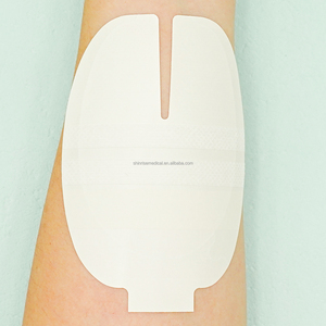 Film PU transparan IV bingkai takik U Border balutan U 8.5x10.5cm bersertifikat CE Kelas I EO disinfeksi IV kateter kanula - Product Image 2