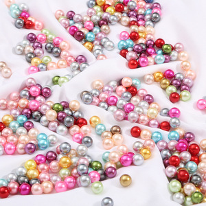 Perle ABS Colorate Senza Foro 3-10mm, Perle Non Porose, Materiale per Riempimento Adesivo Fai-<span class=keywords><strong>da</strong></span>-Te, Accessori - Product Image 2