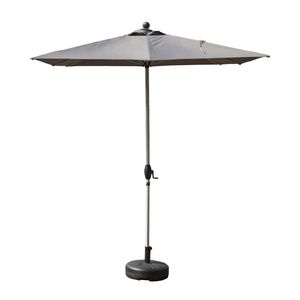 Sombrilla Rectangular Gris para Patio con Manivela y Función de Inclinación, Base No Incluida - Product Image 2