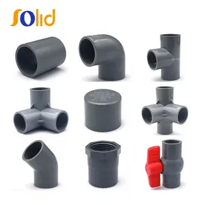 DIN or ASTM SCH40 SCH80 Standard Plastic PVC CPVC UPVC Water Pipe Fittings