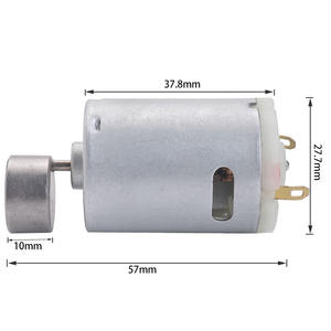 HYX 3V 6V 12V R385 마이크로 DC 모터 발 마사지 자동차 마사지 의자 마이크로 DC 모터 용 원형 진동 헤드 - Product Image 5