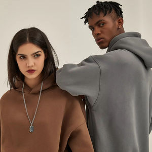 Sudadera con Capucha de Algodón Peinado Grueso, Personalizada con Impresión y Bordado, Sudadera Holgada Unisex - Product Image 1