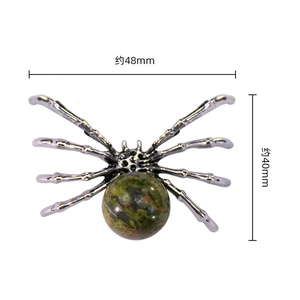 Sfera di cristallo su misura con <span class=keywords><strong>cristalli</strong></span> di ragno spirituale sfera di cristallo ragno per Halloween Fengshui ornamento - Product Image 6