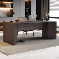 Juego de Mesa y Silla de Oficina de Madera de Fácil Montaje, Escritorio Pequeño para Oficina, Escritorio para Computadora, Muebles de Oficina Modulares de Lujo para el Hogar