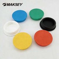 MAKSEY Bouchon Rond Flexible en Caoutchouc Silicone Étanche, Capuchons d'Extrémité de Tuyau, Bouchons Anti-Poussière pour Trous, Bouchons d'Étanchéité, Bouchon en T