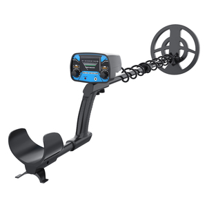 Detector de Metales para Adultos, Negro y Azul, Bobina de Búsqueda de Plástico de 25 cm, Mango Ajustable, Bobina Impermeable - Product Image 3