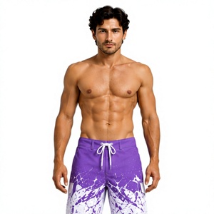 <b>Mens</b> Quick Dry Boardshorts OEM Wholesale Custom Hawaii Beach Swim <b>Trunks</b> Surfing Shorts Lightweight Breathable With Pockets - Product Image 1