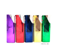 Dongyi 2023 Offre Spéciale Briquet électronique en plastique à coque métallique coupe-vent grande taille 259 modèle