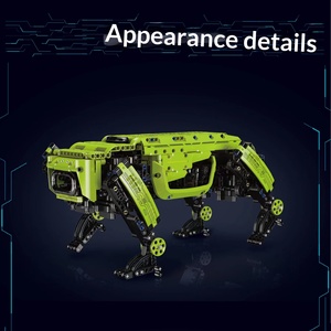 15077 Perro Mecánico Motorizado, Bloques de Construcción de Plástico ABS de Partículas Pequeñas, Programables y Ensamblables para Niños - Product Image 3