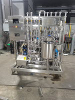 Stérilisateur tubulaire UHT à très haute température pour produits laitiers, jus, lait, boissons aux fruits, yaourt, pasteurisateur, machine de stérilisation