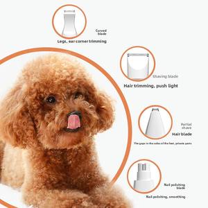 Para <span class=keywords><strong>Amazon</strong></span> Best Seller Hoja de cerámica Multi-Blade Electric Dog Hair para Clipper Impermeable Venta caliente Pet Hair Trimmer al por mayor - Product Image 2