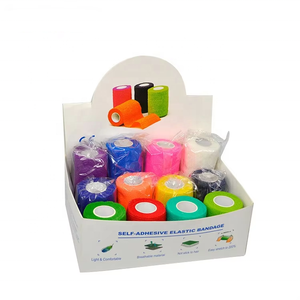<span class=keywords><strong>Bandage</strong></span> respirant léger auto-adhésif élastique non tissé CE certifié pour le <span class=keywords><strong>pouce</strong></span> et les doigts, idéal pour le sport, vente en gros, 5 cm - Product Image 2