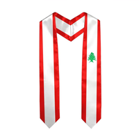 Décorations de célébration d'événements sportifs du Liban, accessoires de supporter sur le thème du drapeau national, ensemble de promotion en gros