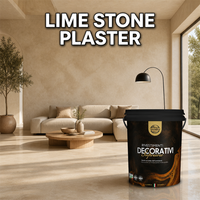 Revestimiento de Pared de Yeso de Cal Natural VALIDEA, Pintura de Cal Transpirable con Bajo Contenido de COV, Efecto Piedra para Interiores y Exteriores