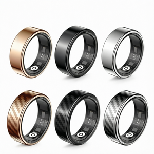 Alloy Gesture Control Smart Ring Men Women Remote Control IP68 Waterproof <b>Heart</b> Rate Sleep HRV Alarm <b>Clock</b> - Product Image 4