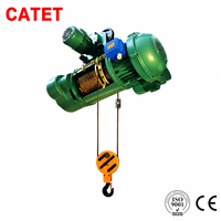 Palans électriques à câble de type CD personnalisables, 3 tonnes, 5 tonnes, à chariot simple, certifiés CE pour levage en atelier