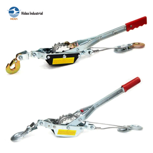Treuil manuel <span class=keywords><strong>à</strong></span> <span class=keywords><strong>cliquet</strong></span> avec crochet en acier <span class=keywords><strong>à</strong></span> haute teneur en carbone de type Jis, anti-torsion, antidérapant, construction <span class=keywords><strong>à</strong></span> levier - Product Image 1