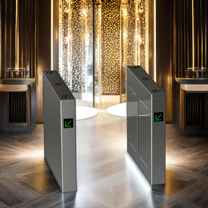 <span class=keywords><strong>Double</strong></span> porte de barrière d'aileron de moteur/contre-tourniquets acryliques avec le lecteur de cartes de RFID - Product Image 1