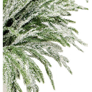13,98 pouces <span class=keywords><strong>de</strong></span> verdure réaliste en pin Norfolk artificiel teinté, avec branches <span class=keywords><strong>de</strong></span> pin recouvertes <span class=keywords><strong>de</strong></span> neige artificielle, idéal pour un hiver luxuriant - Product Image 4