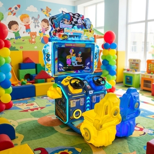 Nueva Máquina de Juego de Carreras Divertida para Dos Jugadores, Operada con Monedas - Máquina de Carreras de Simulación Arcade - Equipo de Atracción - Product Image 3
