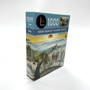 Puzzle personnalisé de 1000 pièces, puzzle en papier de haute qualité de 2 mm, jeu de puzzle pour la famille avec motif <span class=keywords><strong>anglais</strong></span> sur le dos - Product Image 2