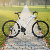 Vélo de montagne tout-terrain 26 pouces 24 vitesses en acier au carbone, modèle adulte entièrement conçu, neuf et de haute qualité, avec freins à disque, durable – Vente directe usine