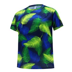 Vêtements de sport écologiques et durables en RPET, matière polyester recyclée, impression par sublimation 3D, t-shirt pour homme - Product Image 3